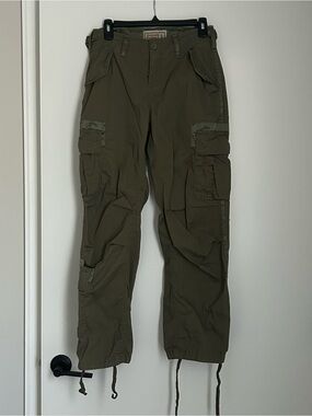 Abercrombie & Fitch Olive Green Cargo Pants
